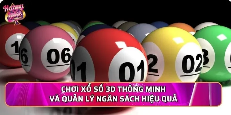 Chơi Xổ số 3D thông minh và quản lý ngân sách hiệu quả