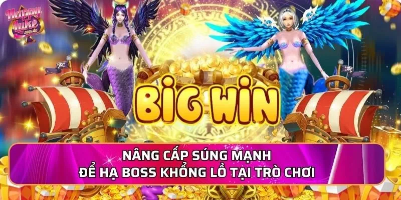 Nâng cấp súng mạnh để hạ boss khổng lồ tại trò chơi