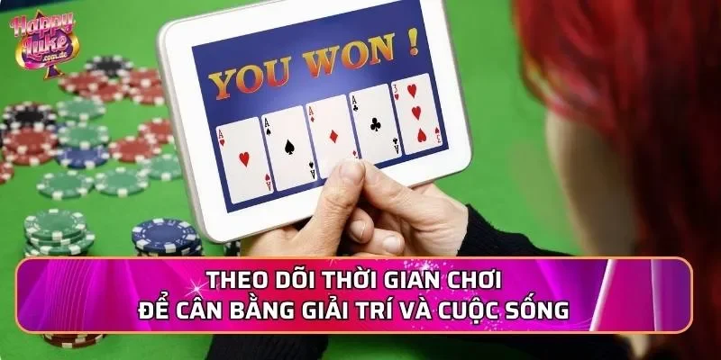 Theo dõi thời gian chơi để cân bằng giải trí và cuộc sống