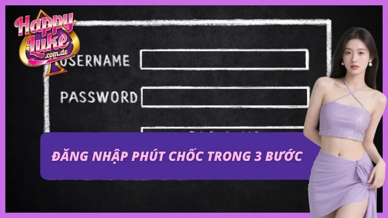 Hướng dẫn đăng nhập Happyluke cho tân binh