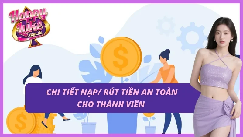 Quy trình nạp/ rút tiền tại Happyluke